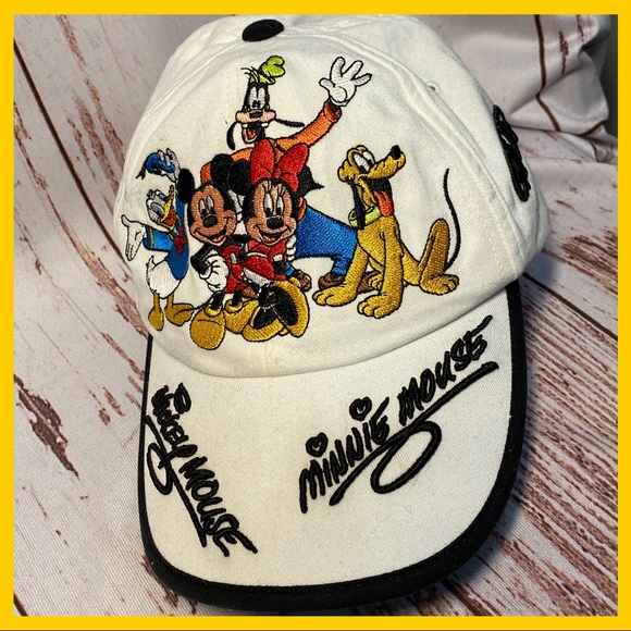 Walt Disney World Mickey & Gang Embroidered Cap - Picture 1 of 7